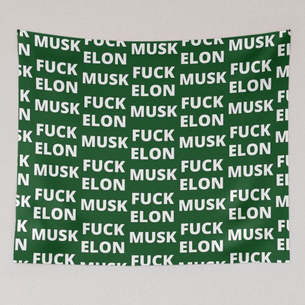 Item preview, FUCK ELON MUSK(10) designed and sold by GoldAndPiec676.