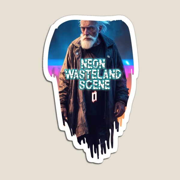 Item preview, Neon Wasteland Scene - Cyberpunk designed and sold by Punk-One.