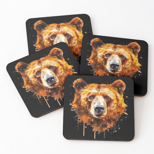 Item preview, Grizzly orange colorsplash designed and sold by Eldorak.