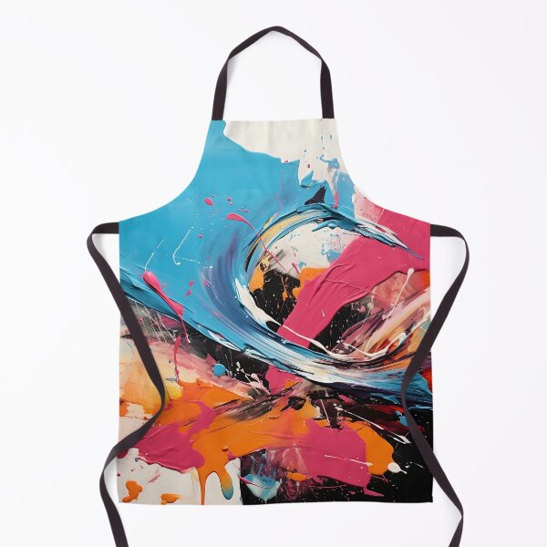 Artikelvorschau, Abstraktes expressionistisches Design in Blau/Rosa/Orange entworfen und verkauft von dcrc.