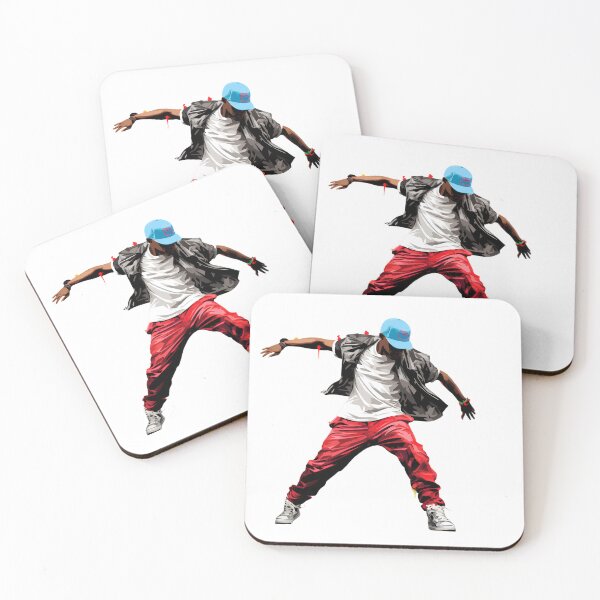 Item preview, Dancer Hip Hop Dance Vibrant Art Dance Steps designed and sold by MartynGrey.