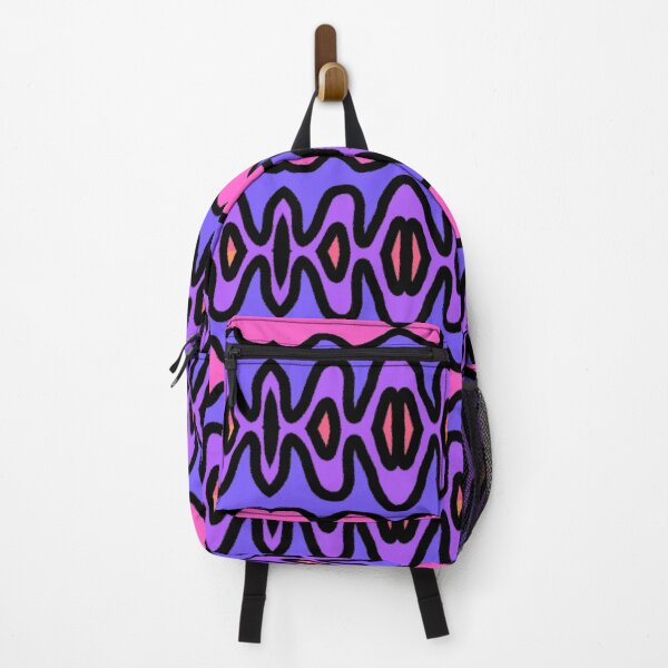 Item preview, Hot Pink Purple Color Waves designed and sold by awsomepatterns.