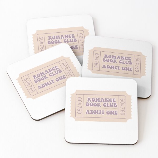 Item preview, romance book club ticket designed and sold by madebyhdesign.