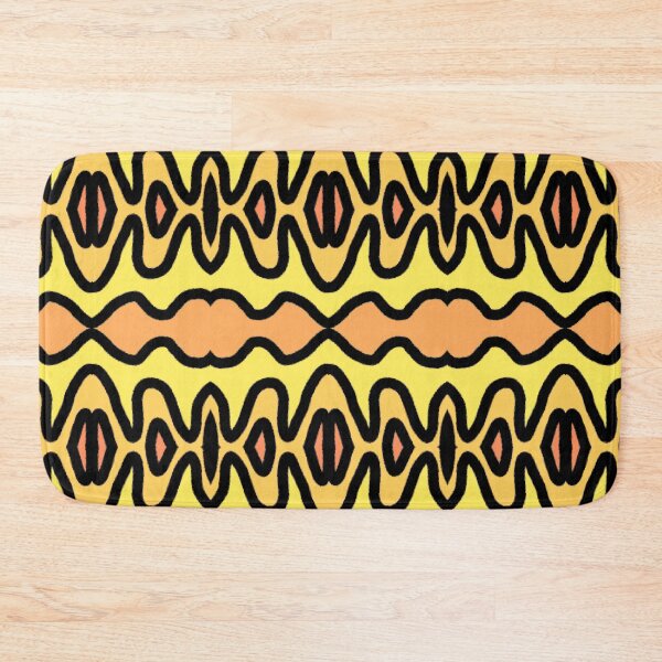 Item preview, Yellow Orange Color Waves designed and sold by awsomepatterns.