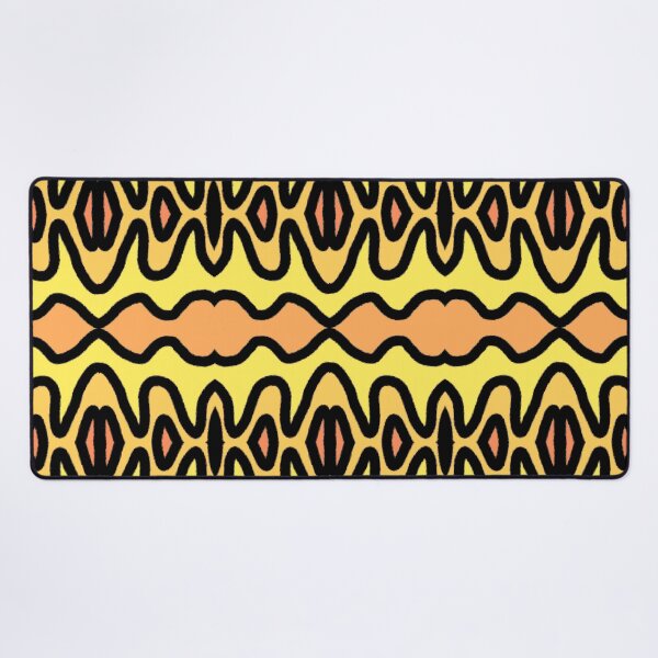 Item preview, Yellow Orange Color Waves designed and sold by awsomepatterns.