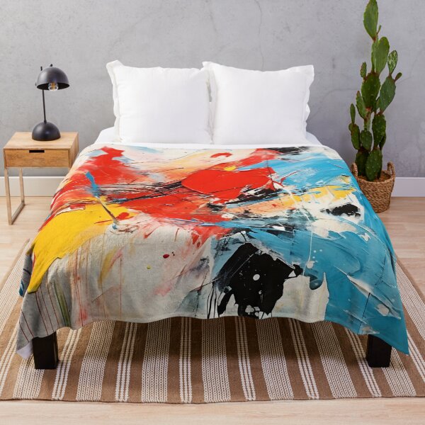 Artikelvorschau, Rot/gelb/blau abstraktes expressionistisches Design entworfen und verkauft von dcrc.