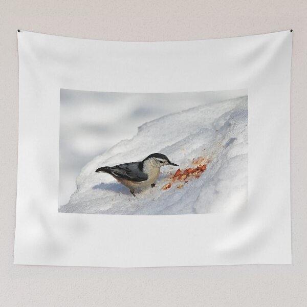 Item preview, Nuthatch In The Snow designed and sold by Debbie Oppermann.