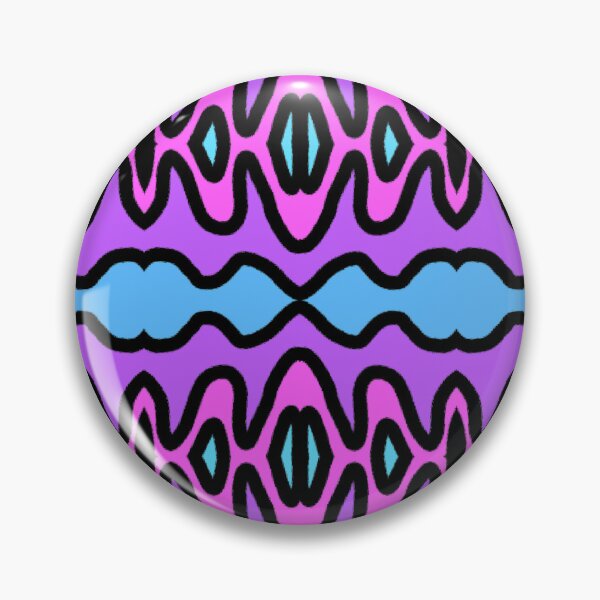 Item preview, Blue Pink Purple Color Waves designed and sold by awsomepatterns.