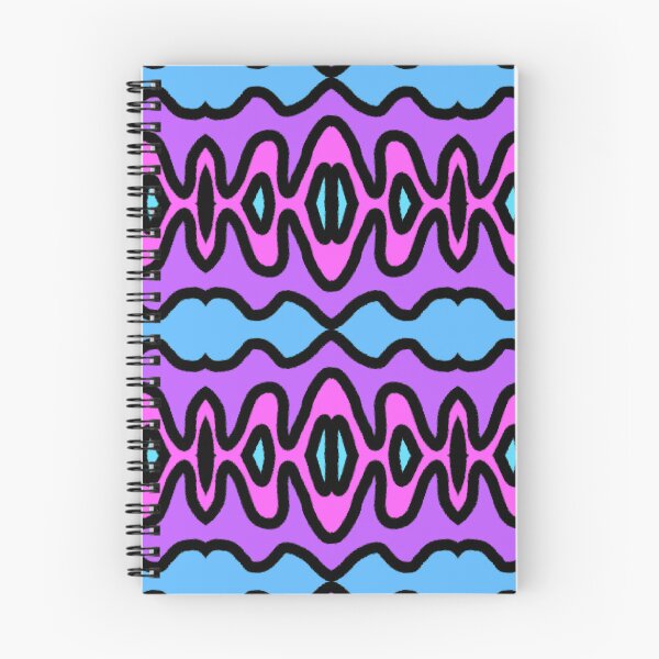 Item preview, Blue Pink Purple Color Waves designed and sold by awsomepatterns.