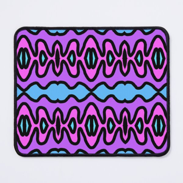 Item preview, Blue Pink Purple Color Waves designed and sold by awsomepatterns.