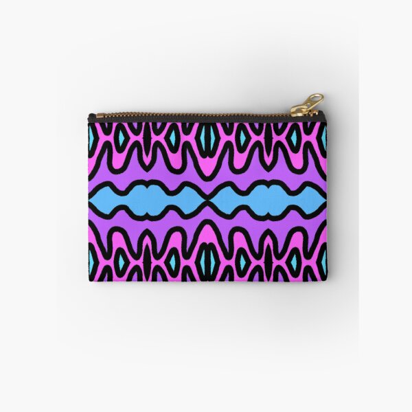 Item preview, Blue Pink Purple Color Waves designed and sold by awsomepatterns.