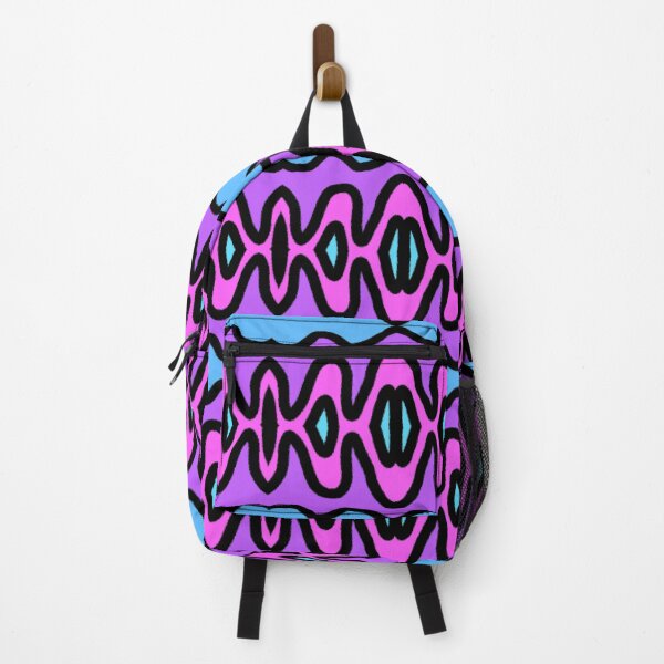 Item preview, Blue Pink Purple Color Waves designed and sold by awsomepatterns.