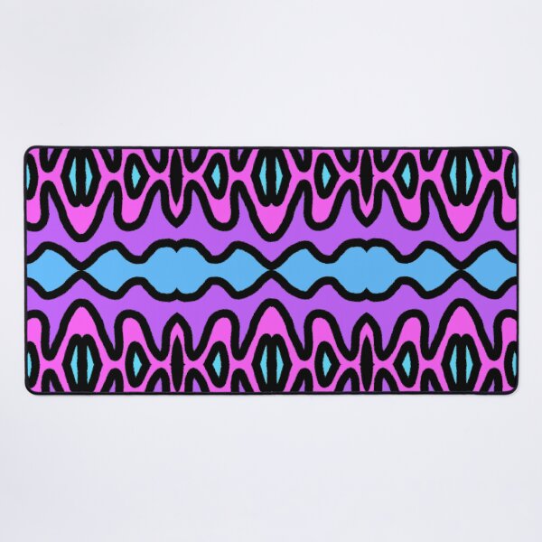 Item preview, Blue Pink Purple Color Waves designed and sold by awsomepatterns.