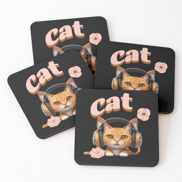 Item preview, cute cat designed and sold by fabricethomas.