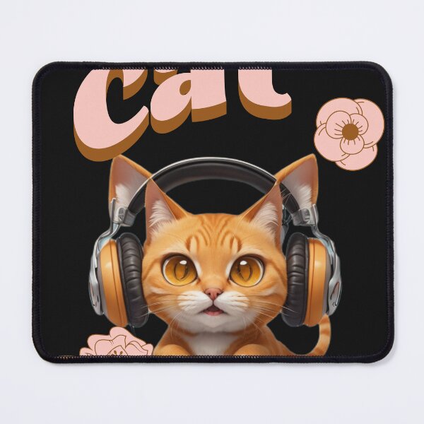 Item preview, cute cat designed and sold by fabricethomas.