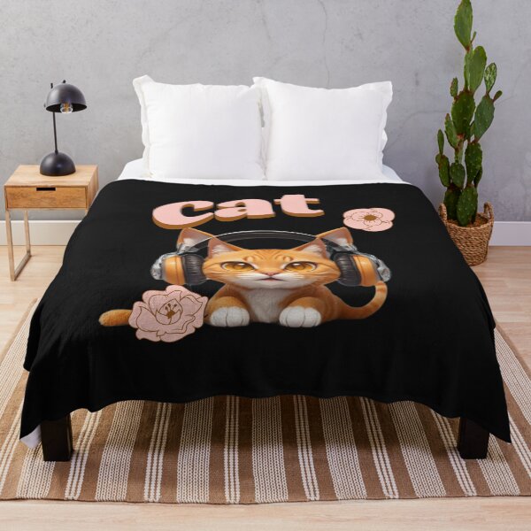 Item preview, cute cat designed and sold by fabricethomas.