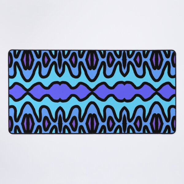 Item preview, Blue Purple Color Waves designed and sold by awsomepatterns.
