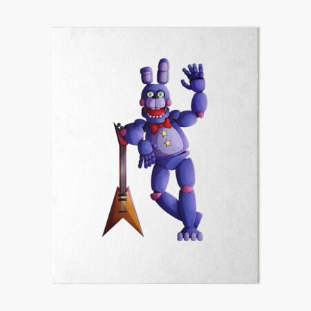 FNAF Bonnie Plushie Art Board Print for Sale by NasheedsCorner