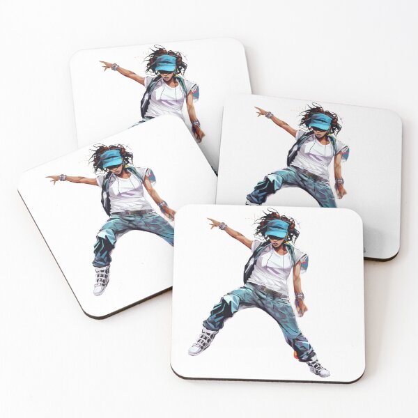 Item preview, Dancer Hip Hop Dance Vibrant Art Dance Steps designed and sold by MartynGrey.
