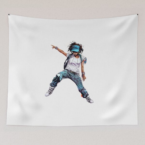 Item preview, Dancer Hip Hop Dance Vibrant Art Dance Steps designed and sold by MartynGrey.
