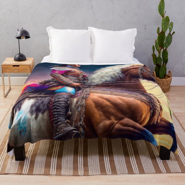 Item preview, Cheyenne warrior on horse designed and sold by M-Y-A-R-T-.