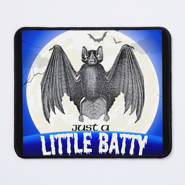 Item preview, Just a Little Batty Cute Halloween Bat Moon Graphic Design designed and sold by missdebi27.