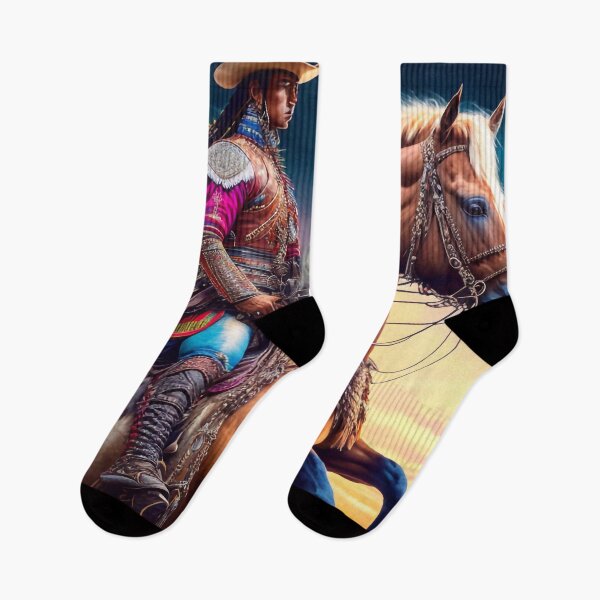 Item preview, Cheyenne warrior on horse designed and sold by M-Y-A-R-T-.