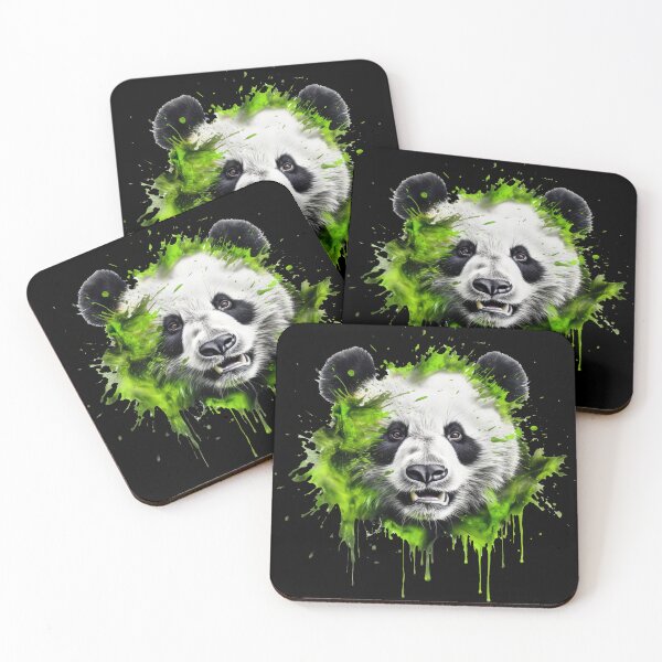 Item preview, Panda green colorsplash designed and sold by Eldorak.