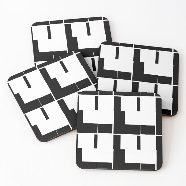Item preview, Black White Rectangle Squares Pattern  designed and sold by awsomepatterns.