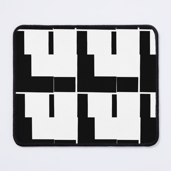 Item preview, Black White Rectangle Squares Pattern designed and sold by awsomepatterns.