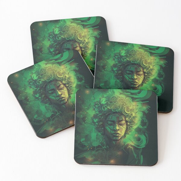 Item preview, Afrofuturistic Chiaroscuro in Luminous  designed and sold by Brand Uno Studio.