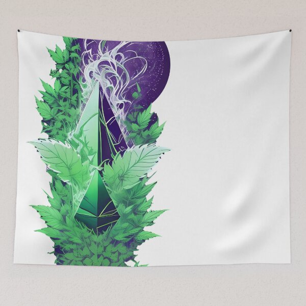 Item preview, BudTrees Ethereum coin Crypto Shirt with Big Buds designed and sold by wojysmokes.