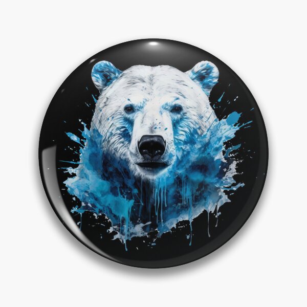 Item preview, Polarbear blue colorsplash designed and sold by Eldorak.