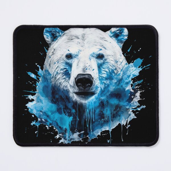 Item preview, Polarbear blue colorsplash designed and sold by Eldorak.
