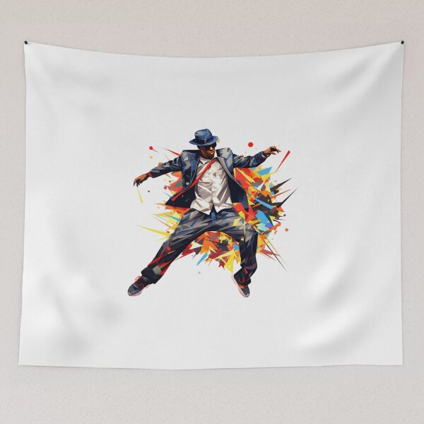 Item preview, Dancer Hip Hop Dance Vibrant Art Dance Steps designed and sold by MartynGrey.