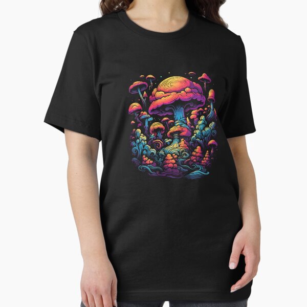 Item preview, Psychedelic Wild Mushrooms: Enchanting Forest Delights designed and sold by PsyCloth.