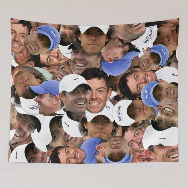 Item preview, Rory McIlroy  - Golf face pattern designed and sold by ManOfManyFaces.