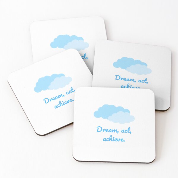Item preview, Dream, act, achieve. designed and sold by Caffeine Chic.