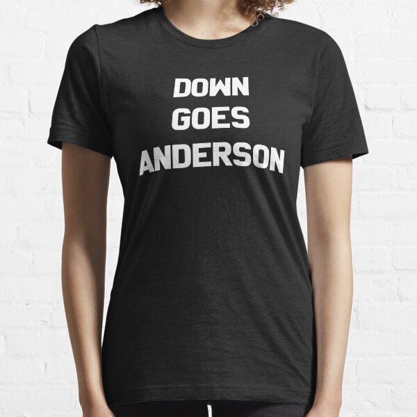 Down Goes Anderson Shirt Funny Cleveland Guardians Tom Hamilton Shirt Jose  Ramirez Tim Anderson Fight Shirt - Trendingnowe