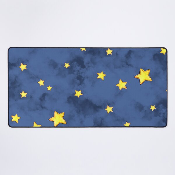 Item preview, Watercolor Stars on Blue Sky Galaxy and Space Beyond designed and sold by Sockstomistic.