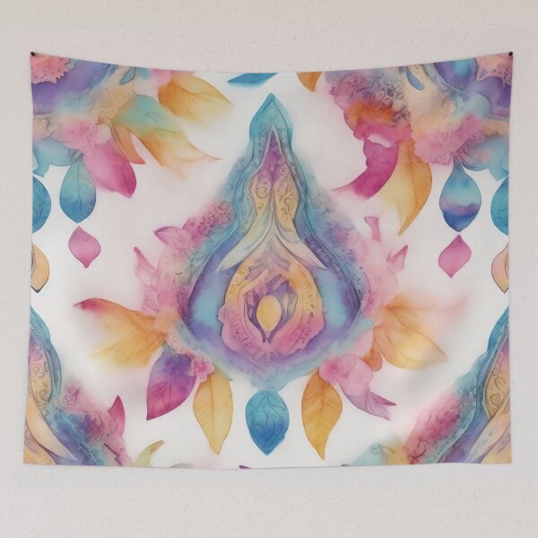 Item preview, boho watercolor crazy symbol  designed and sold by Five Seventy Five.