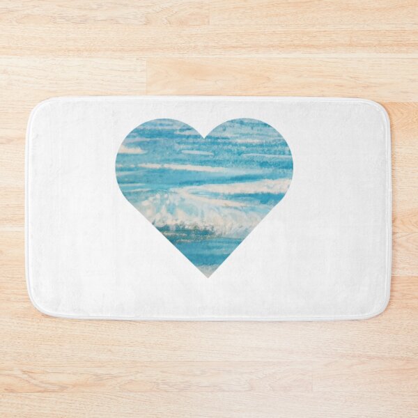 Item preview, Heart of waves - watercolor painting  designed and sold by JewelsNova.