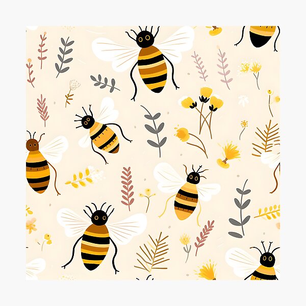 Item preview, Honeycomb and Bee Pattern 21 designed and sold by DigitalPatternx.