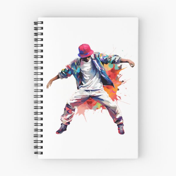 Item preview, Dancer Hip Hop Dance Vibrant Art Dance Steps designed and sold by MartynGrey.