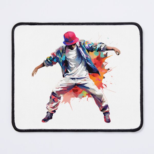 Item preview, Dancer Hip Hop Dance Vibrant Art Dance Steps designed and sold by MartynGrey.