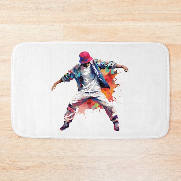 Item preview, Dancer Hip Hop Dance Vibrant Art Dance Steps designed and sold by MartynGrey.
