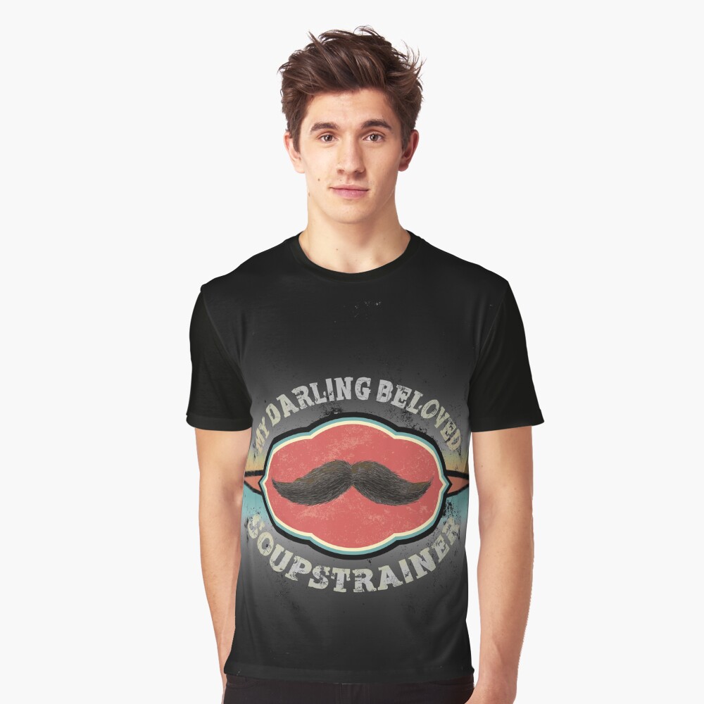 "Mustache Soup Strainer" Tshirt by manbird Redbubble