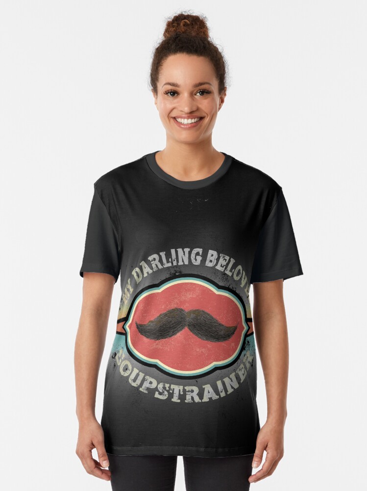 "Mustache Soup Strainer" Tshirt by manbird Redbubble