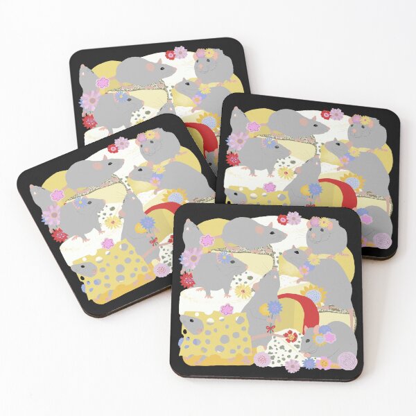 Item preview, Rats Having a Cheese Party designed and sold by Amy Hadden.