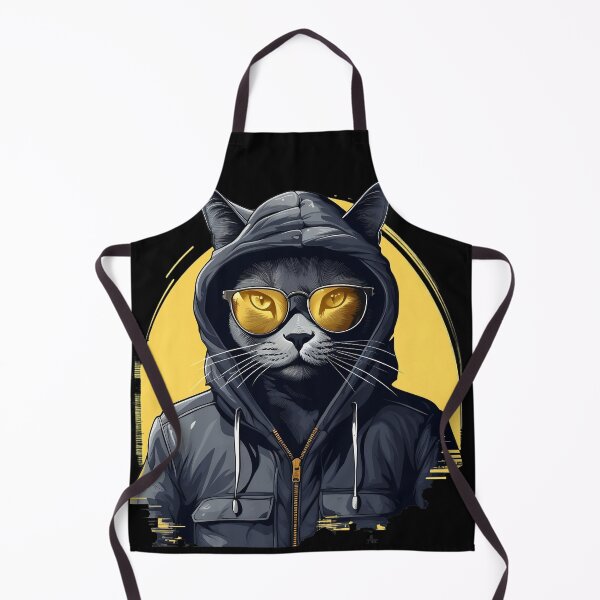 Item preview, Urban Zen Guardian: Chartreux Cat Spirit | Cat Lovers designed and sold by DarcoDesigns.